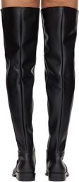 GmbH SSENSE Exclusive Black Adem Overknee Boots