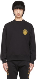 Versace Jeans Couture Black Cotton Sweatshirt