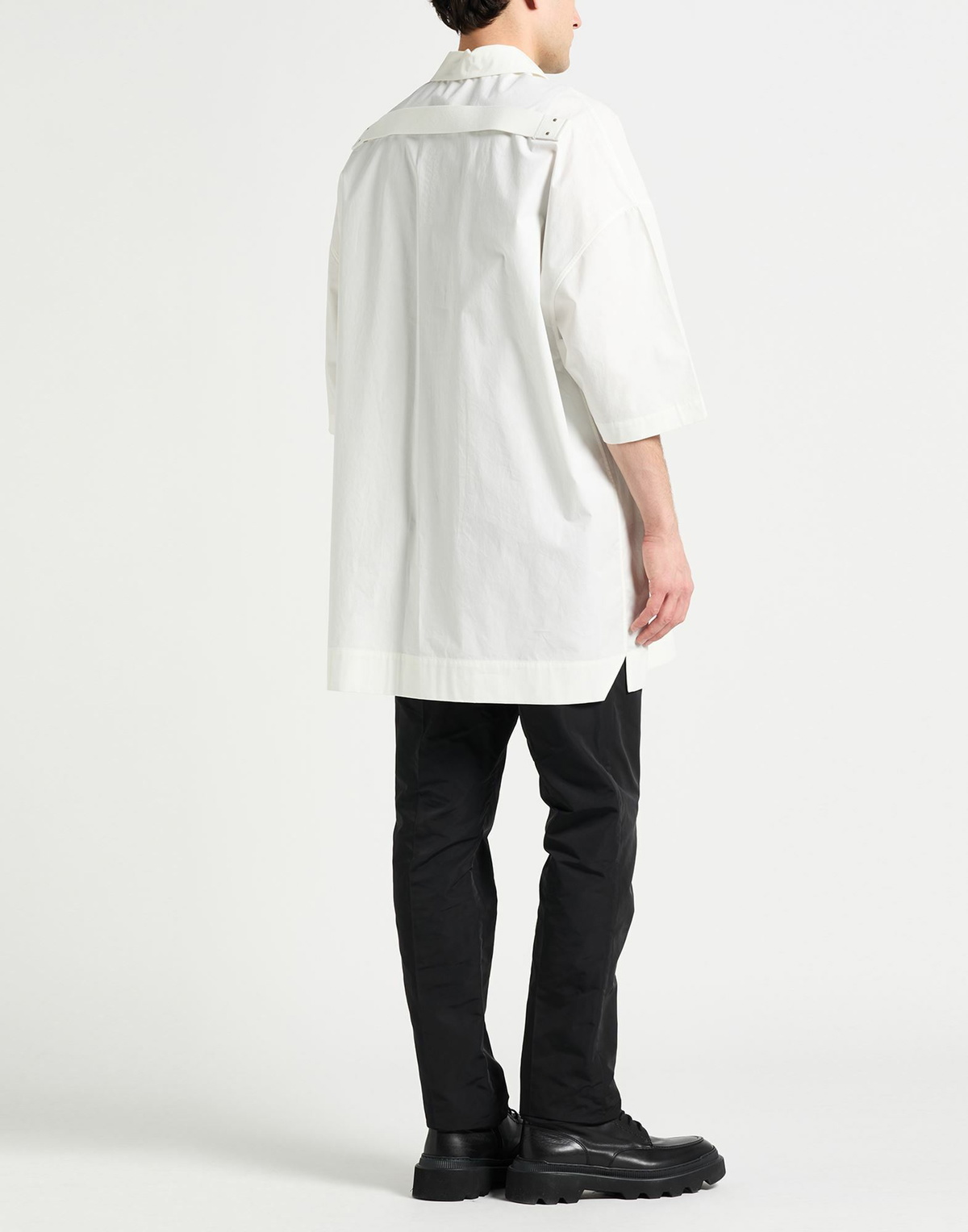 Rick Owens Mens Shirt Ivory