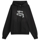 Karma8a Men's Chalk Logo Hoodie in Black
