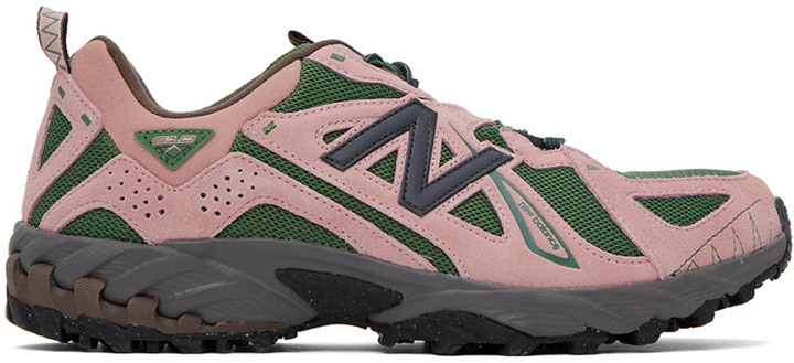 Photo: New Balance Pink & Green 610v1 Sneakers