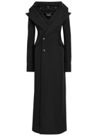 A.W.A.K.E Mode Off-the-shoulder Maxi Blazer Dress Black