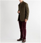 Purdey - Hawick Unstructured Wool and Cashmere-Blend Tweed Blazer - Green