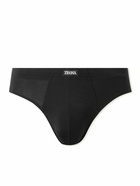 Zegna - Stretch-Modal Briefs - Black