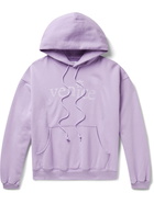 ERL - Venice Printed Cotton-Blend Jersey Hoodie - Purple