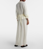 The Attico Ruffled cotton maxi dress