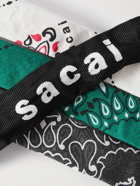 Sacai - Bicycle Lock Chain with Three Bandana-Print Covers Set