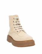 Hogan Womens Ankle boots Cream