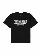 Neighborhood - Logo-Print Cotton-Jesey T-Shirt - Black