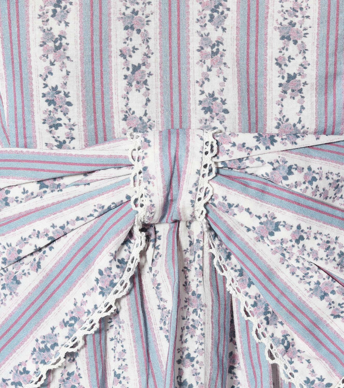 LoveShackFancy Rikki floral cotton top