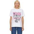 GANNI White UFO Flower T-Shirt