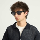 Ray-Ban x A$AP Rocky Mega Clubmaster Sunglasses in Black On Gold/Dark Grey 