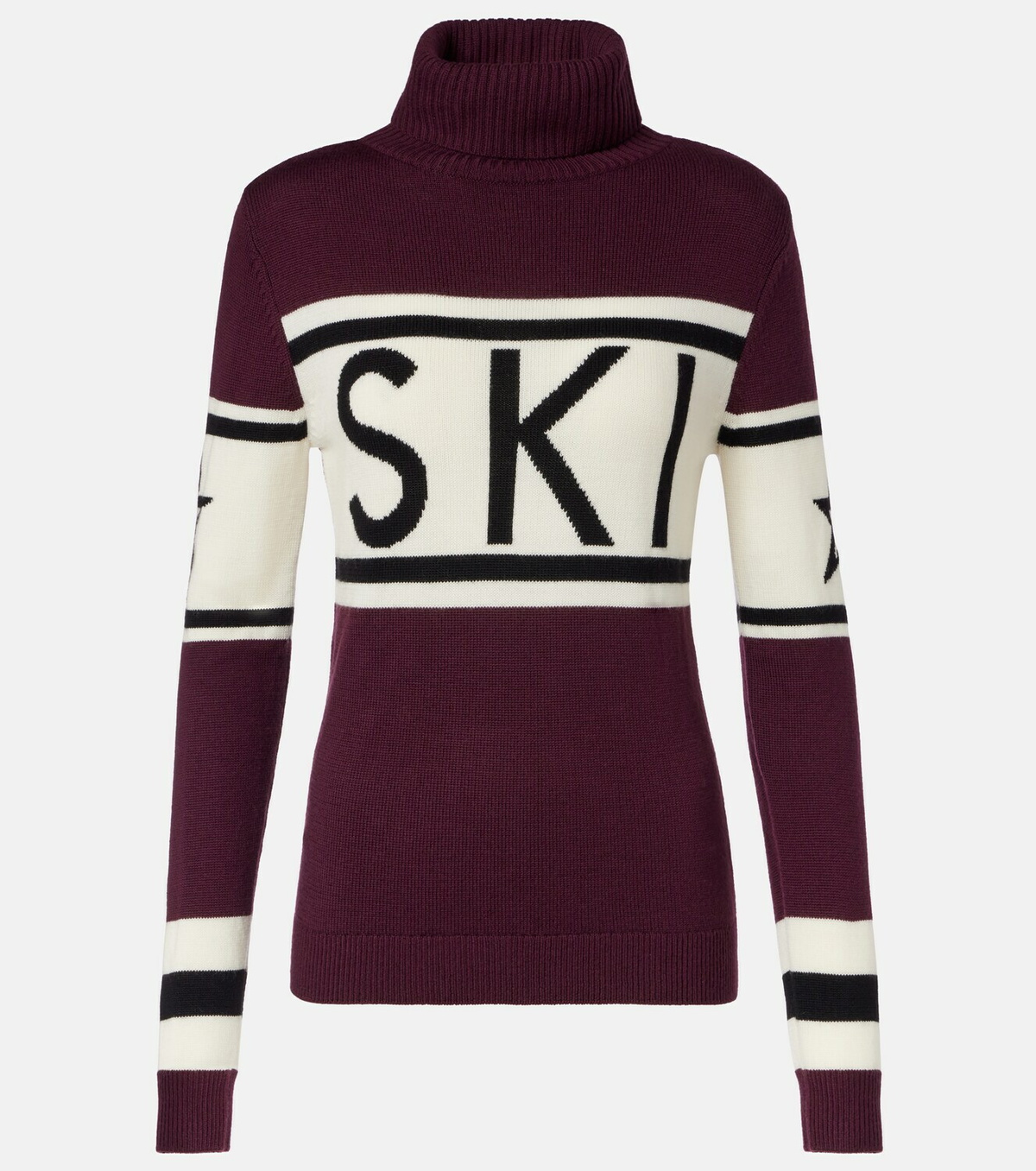 Perfect Moment Schild intarsia wool sweater