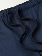 Derek Rose - Basel 1 Stretch Micro Modal Jersey Lounge Shorts - Blue