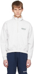 Sporty & Rich Gray Upper East Side Sweatshirt