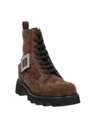 Roger Vivier Womens Ankle boots Chocolate in Brown