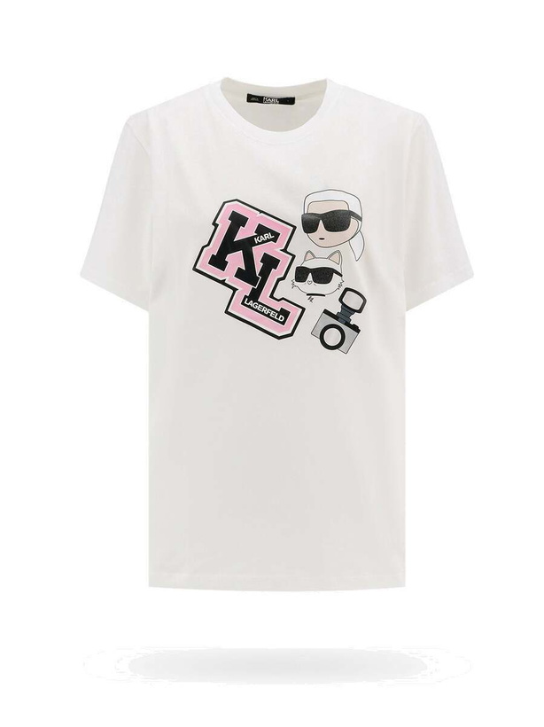 Photo: Karl Lagerfeld   T Shirt White   Womens