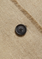 Toteme Frayed Linen Jacket Beige