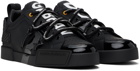 Dolce & Gabbana Black Portofino Sneakers