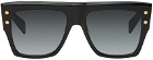 Balmain Black B-I Sunglasses