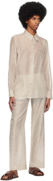 Gabriela Coll Garments Gray No.197 Shirt