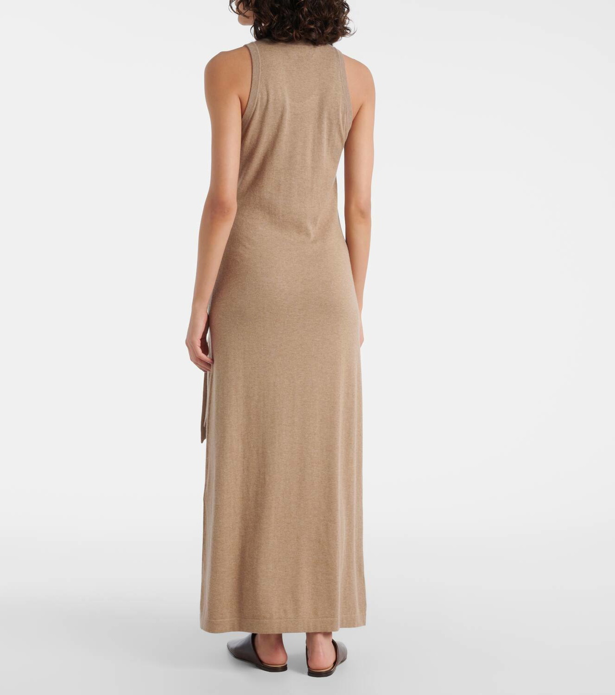 Lisa Yang Angeline cotton and cashmere maxi dress