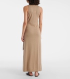 Lisa Yang Angeline cotton and cashmere maxi dress