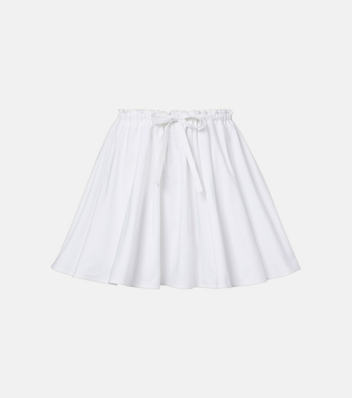 Givenchy Pleated cotton poplin miniskirt