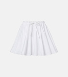 Givenchy Pleated cotton poplin miniskirt