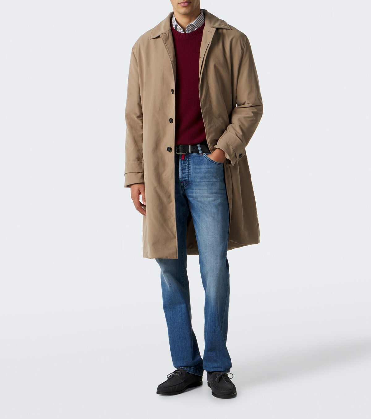 Kiton Faded slim jeans