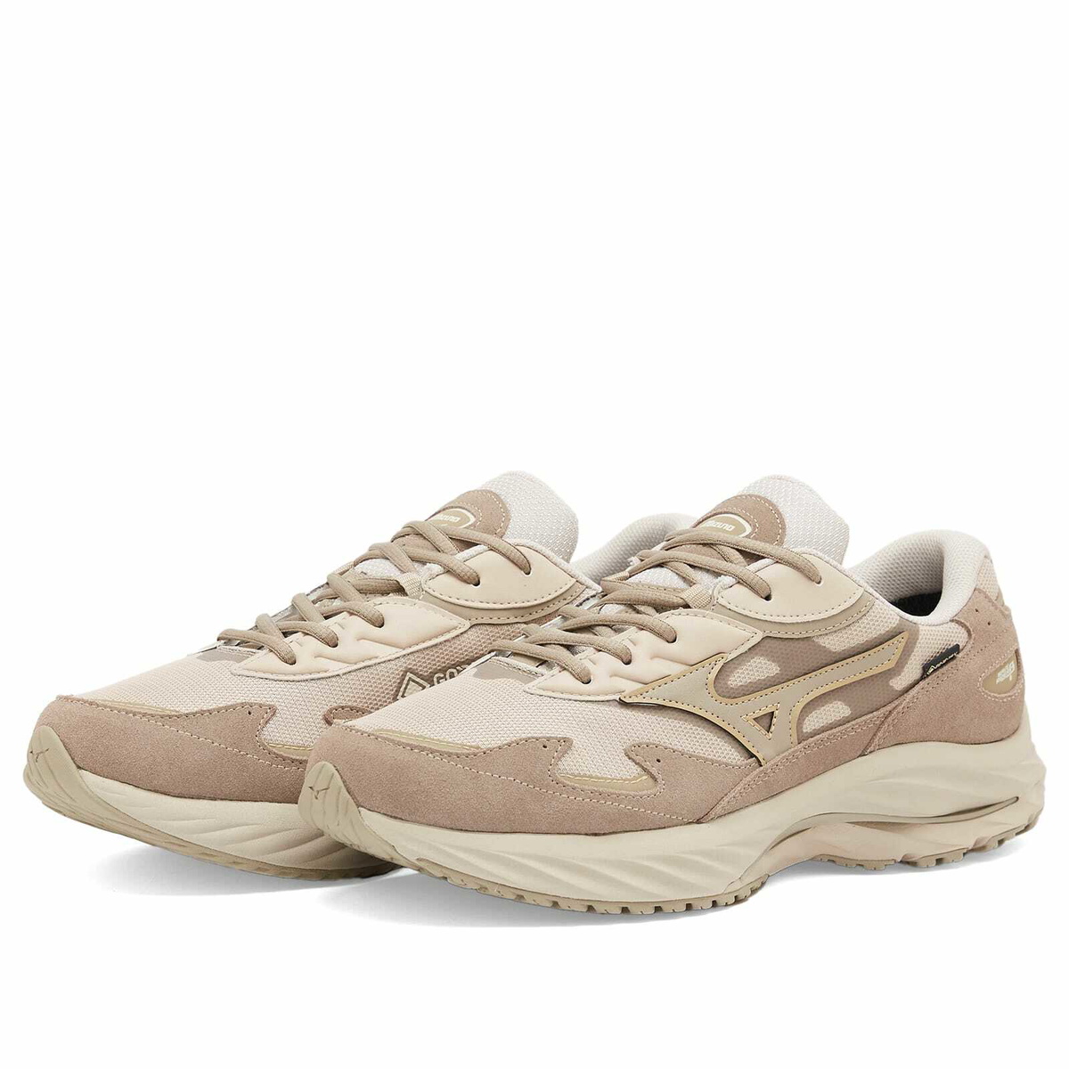 Mizuno Wave Rider Β GTX in Silver Cloud/Vin Khaki/Ge Gold