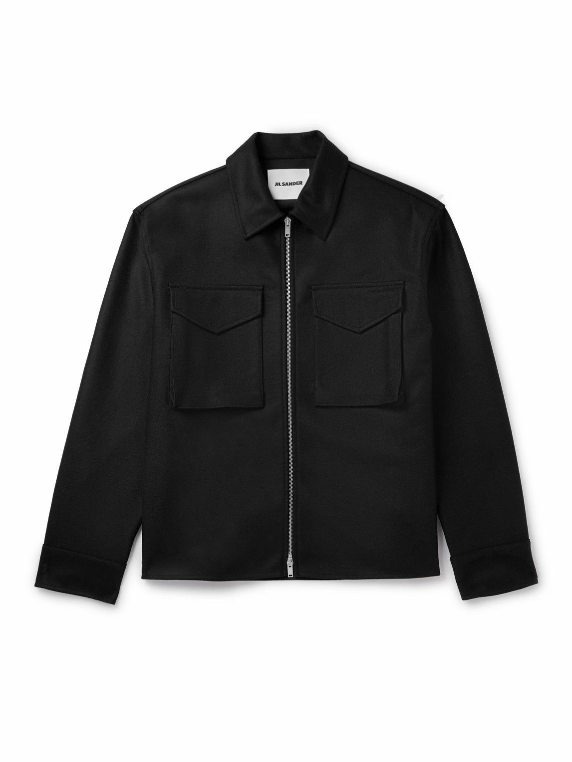 Jil Sander - Wool Shirt Jacket - Black Jil Sander
