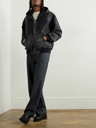 A.PRESSE - Cotton, Hemp and Silk-Blend Canvas Hooded Jacket - Black