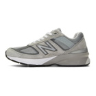 New Balance Grey US Made 990 V5 Sneakers