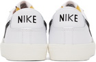 Nike White & Black Blazer Low '77 Vintage Sneakers