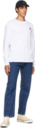 Wood Wood White Mel Long Sleeve T-Shirt