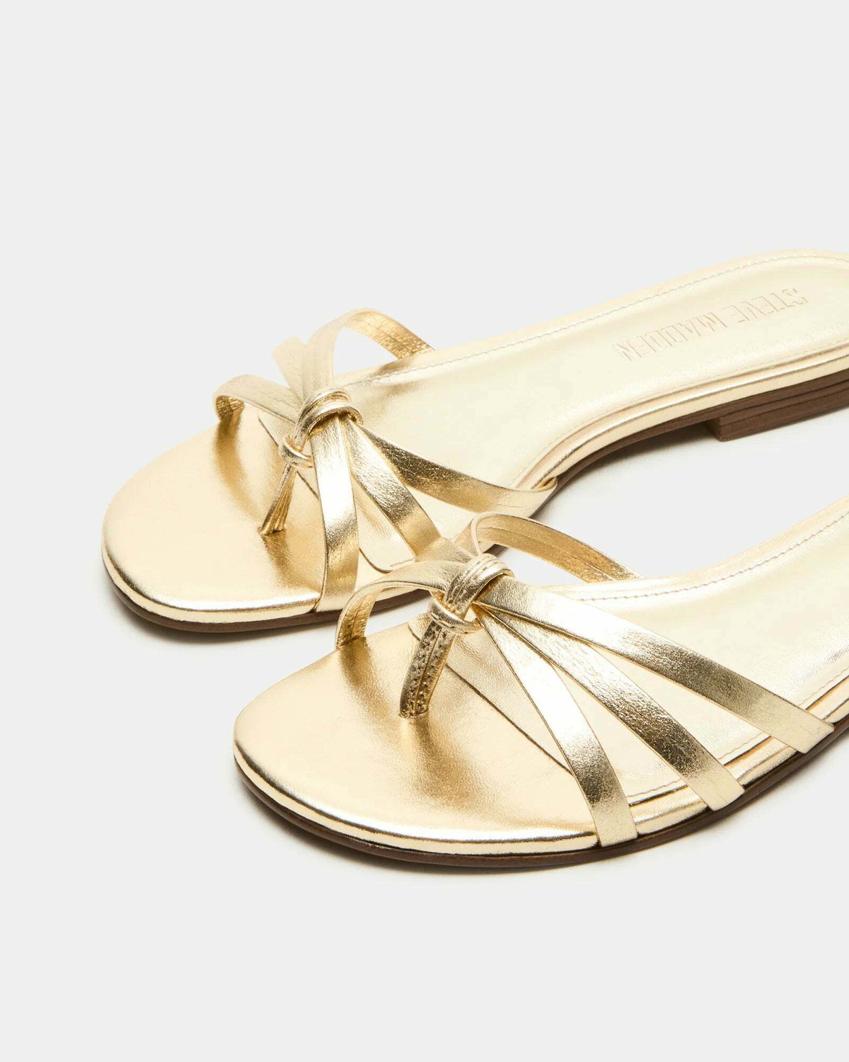 Steve Madden Calissi Sandals in Gold