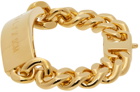 1017 ALYX 9SM Gold Chain Logo ID Bracelet