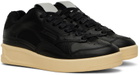 Jil Sander Black Low-Top Sneakers