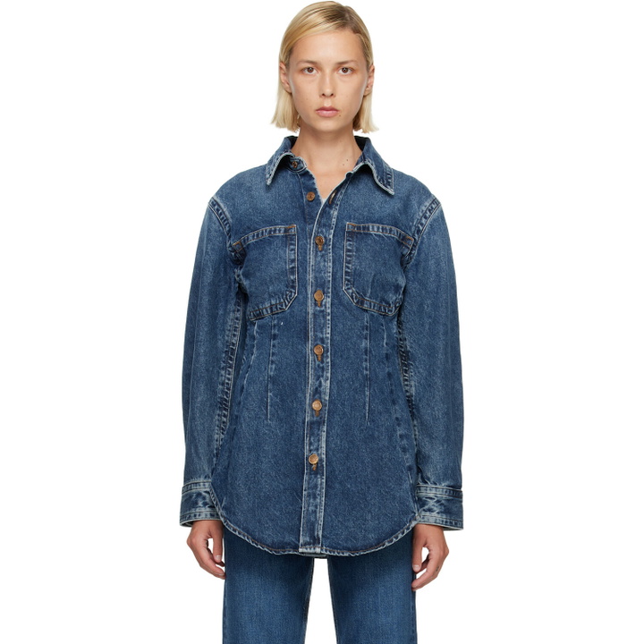 Photo: AGOLDE Blue Wilma Denim Shirt
