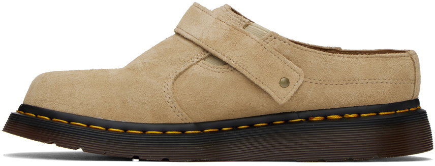 Dr. Martens Isham Beige Suede Loafers Dr. Martens Mens Isham Desert Oasis Suede Mules – Extra Butter main image 4