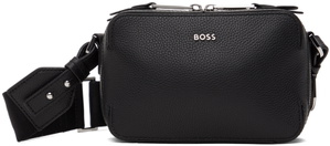Sac Bandoulière BOSS Highway - Format Envelope Zip, Noir, Polyester, Réglable