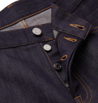 Berluti - Slim-Fit Cotton and Mulberry Silk-Blend Denim Jeans - Indigo