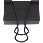 Off-White Black Binder Clip Pin