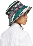 sacai Multicolor Cotton Bucket Hat