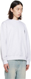 Wooyoungmi Gray Printed Sweatshirt