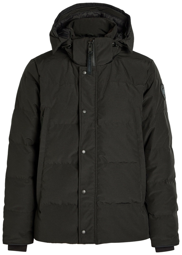 Photo: Canada Goose Wyndham Quilted Arctic-tech Parka Black