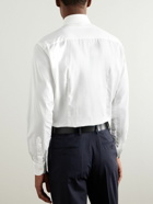 Brioni - White Cotton-Poplin Shirt - White