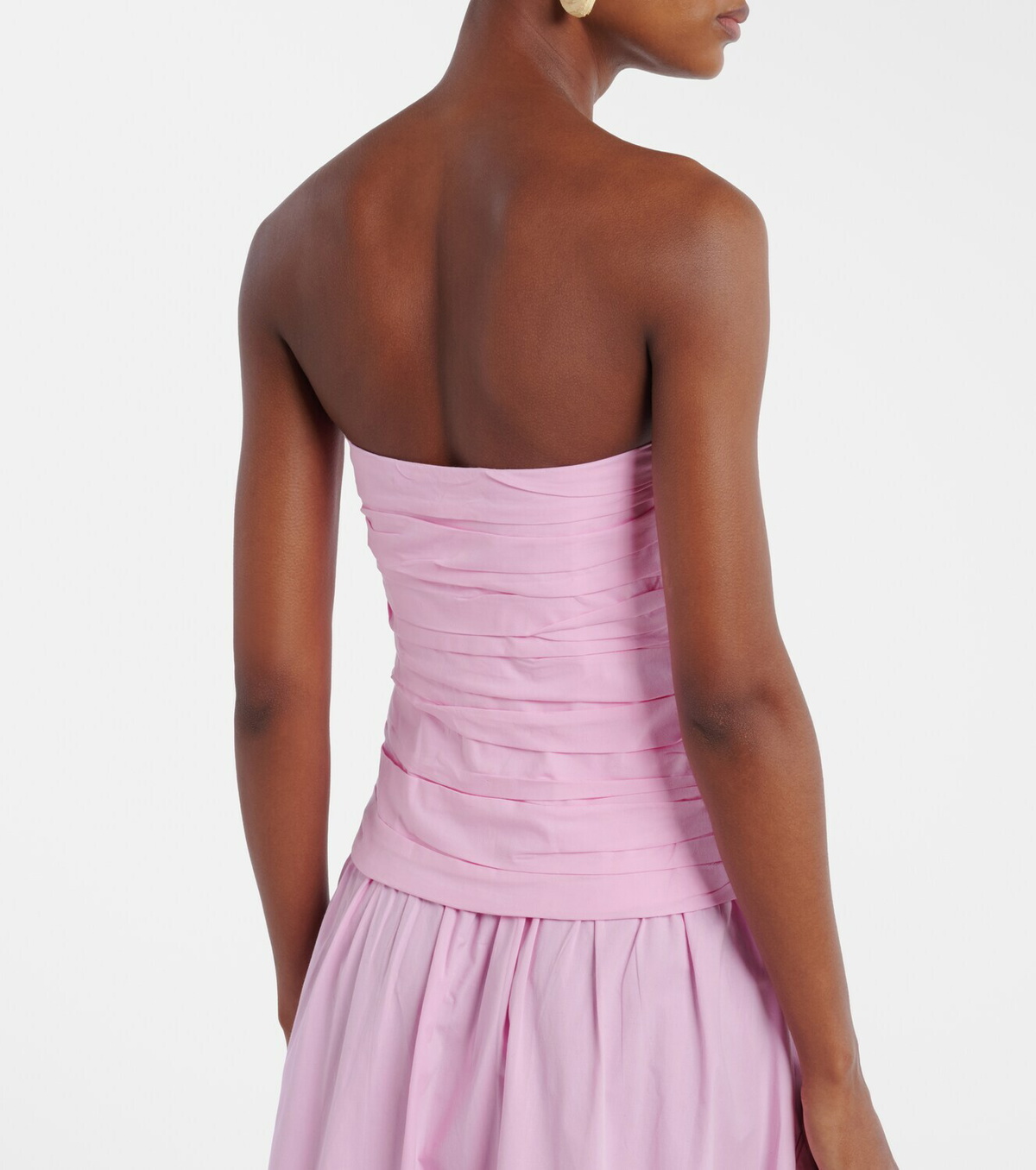 Adriana Degreas Opulence cotton maxi skirt