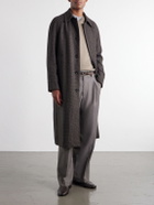 Oliver Spencer - Lothian Houndstooth Tweed Coat - Brown